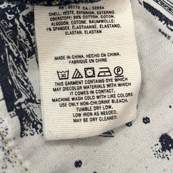 Anthropologie Pilcro floral patchwork slim boyfriend jeans size 27 - Picture 7 of 7